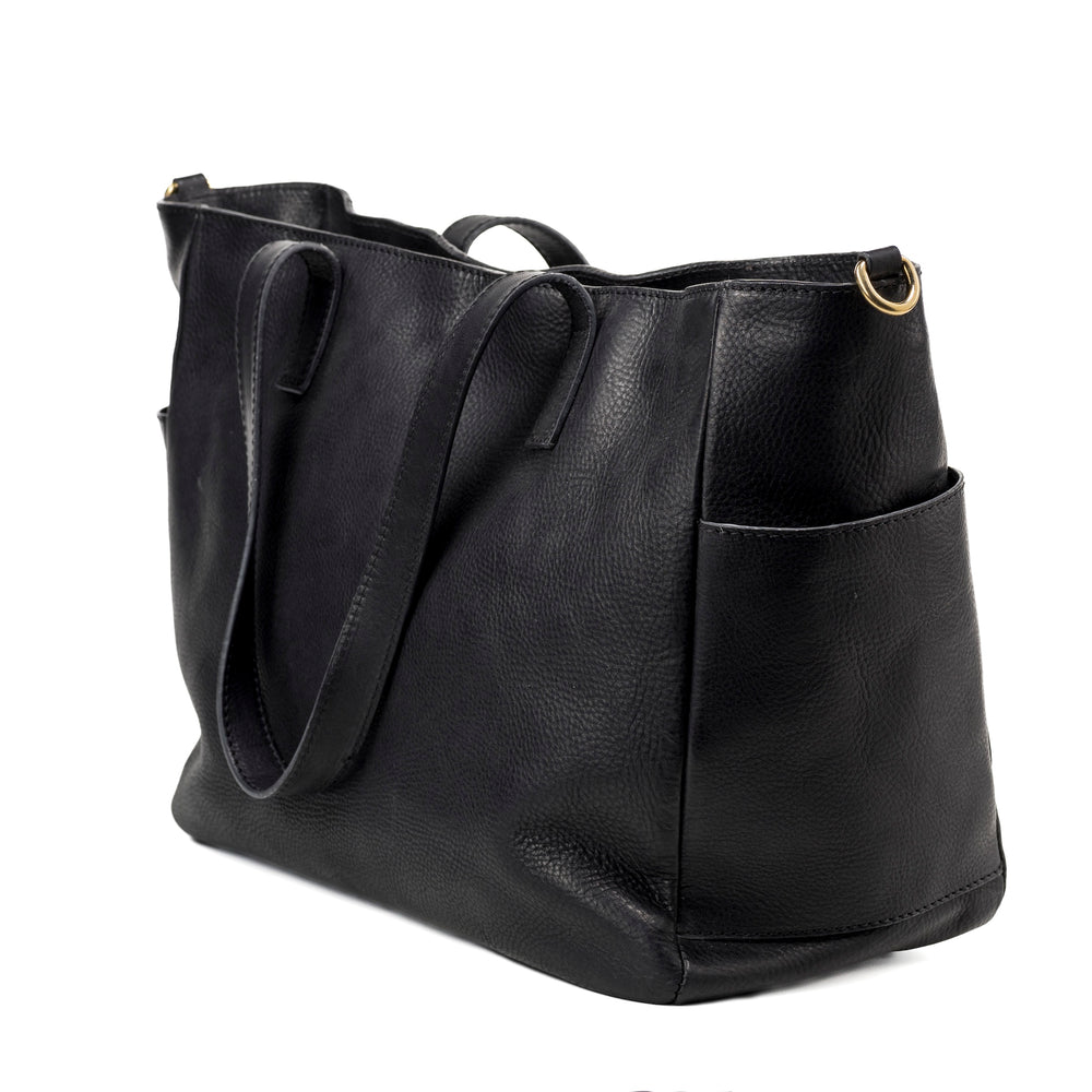 
                      
                        Leather Tote Black Fifth Avenue Collection
                      
                    