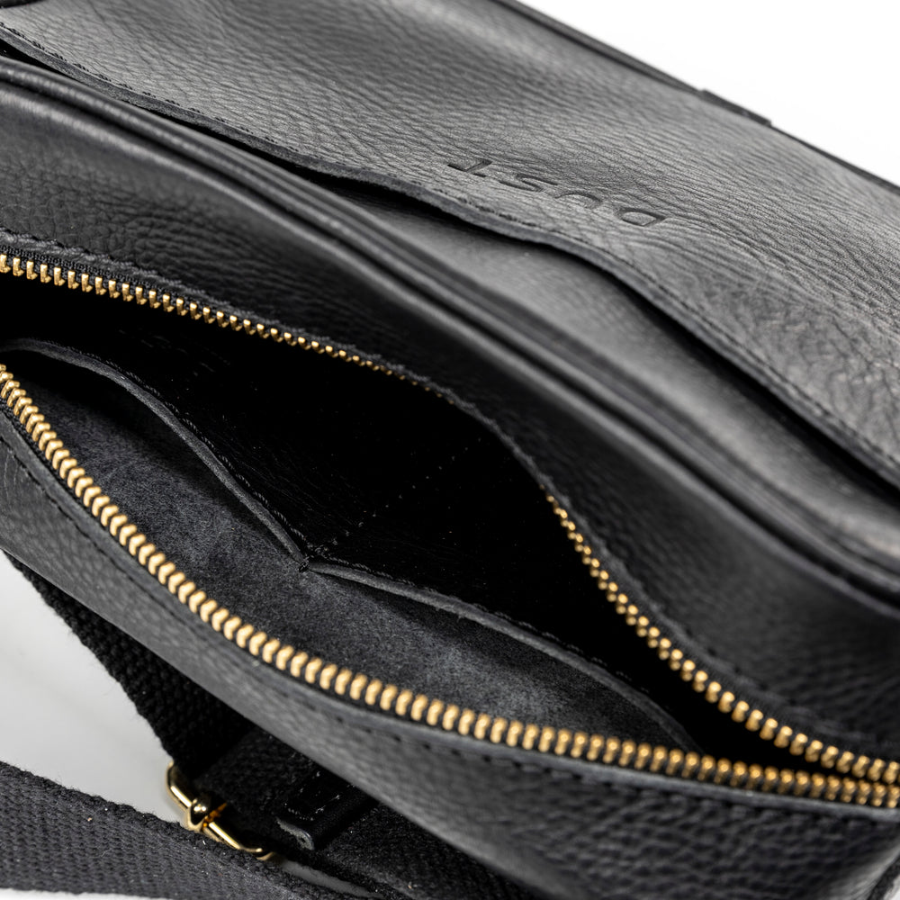 
                      
                        Leather Crossbody Black The Sausalito Collection
                      
                    