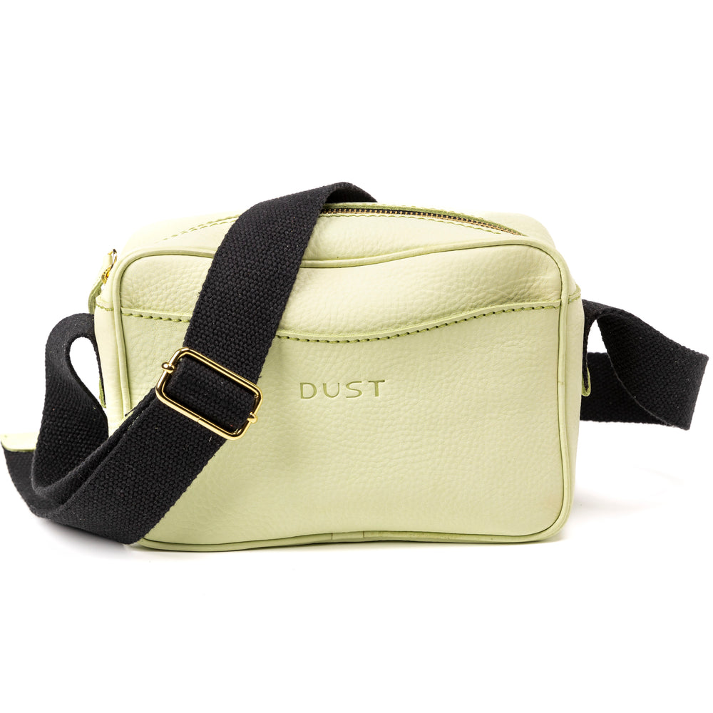 Leather Crossbody Pistachio The Sausalito Collection