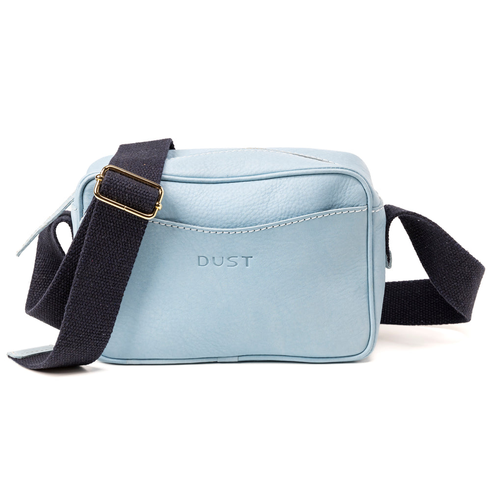 
                      
                        Leather Crossbody Light Blue The Sausalito Collection
                      
                    