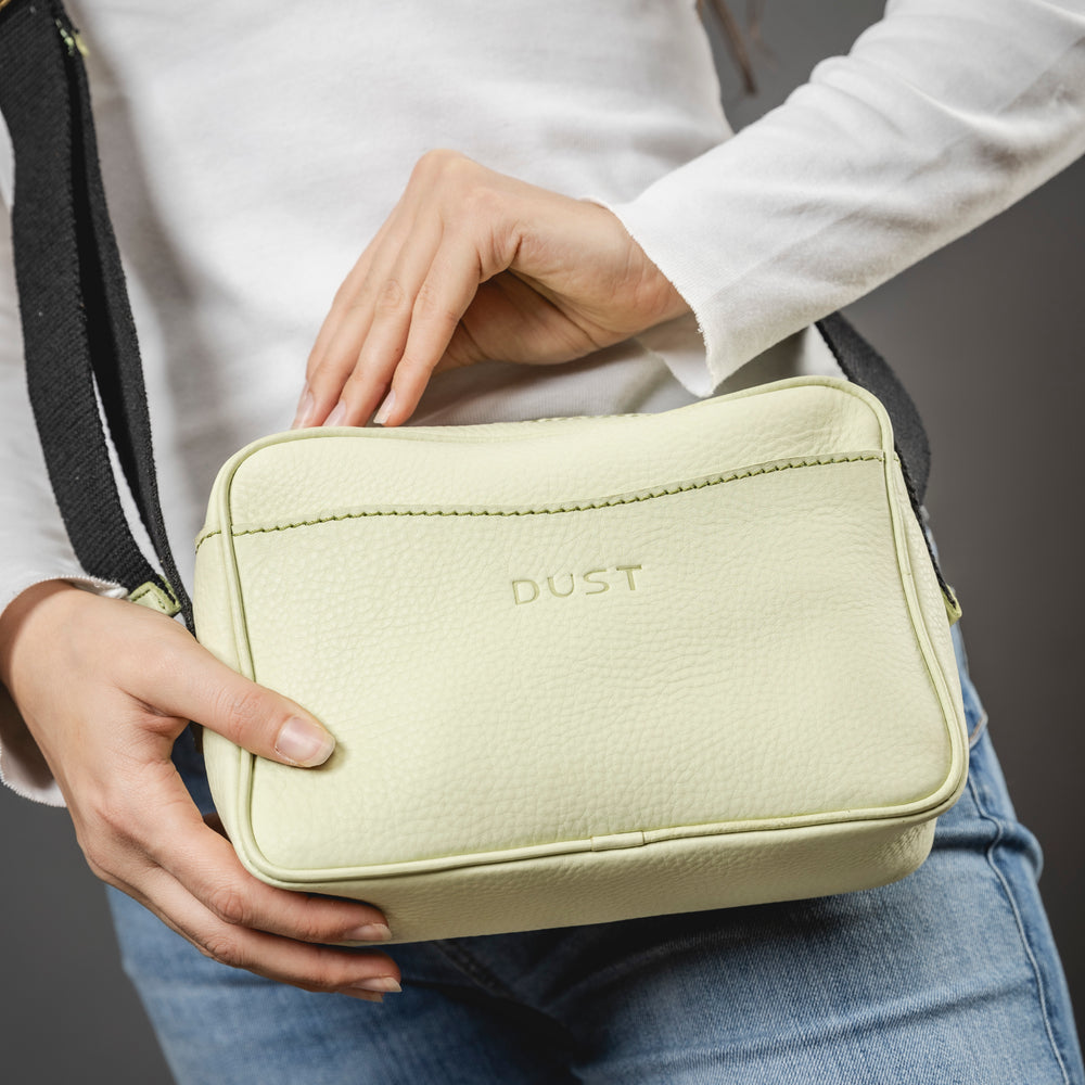 
                      
                        Leather Crossbody Pistachio The Sausalito Collection
                      
                    