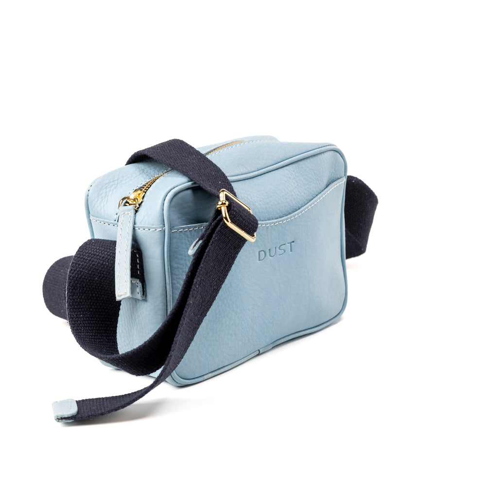 
                      
                        Leather Crossbody Light Blue The Sausalito Collection
                      
                    