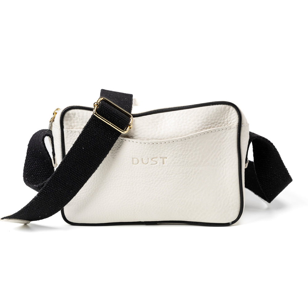 Leather Crossbody White The Sausalito Collection