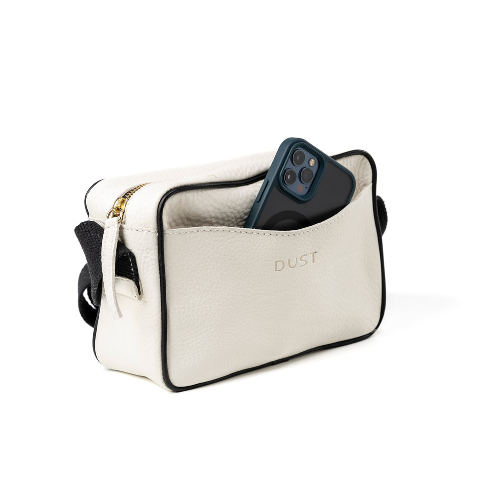 
                      
                        Leather Crossbody White The Sausalito Collection
                      
                    