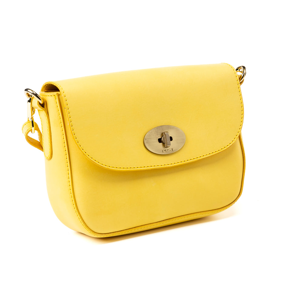 
                      
                        Leather Crossbody Yellow Broadway Collection
                      
                    