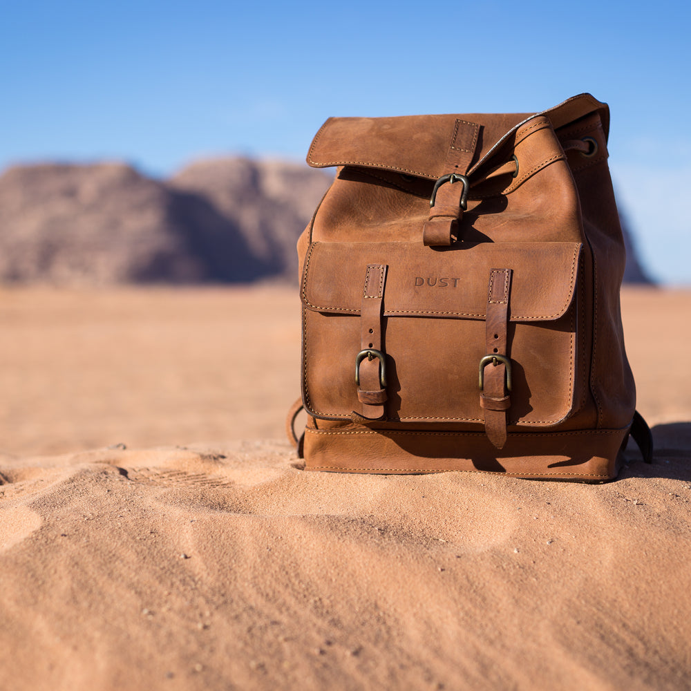 
                      
                        Leather Backpack in Heritage Brown Mod 103
                      
                    