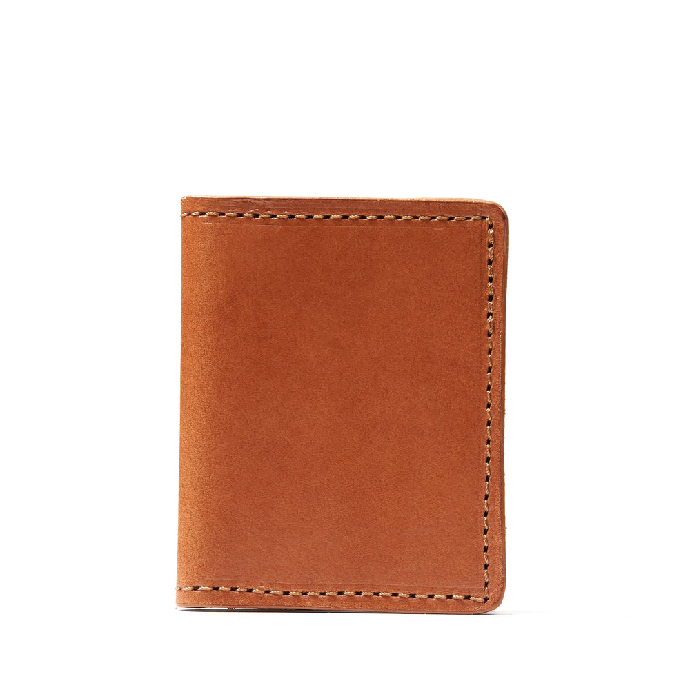 Leather Credit Card Holder in Cuoio Brown Mod 131