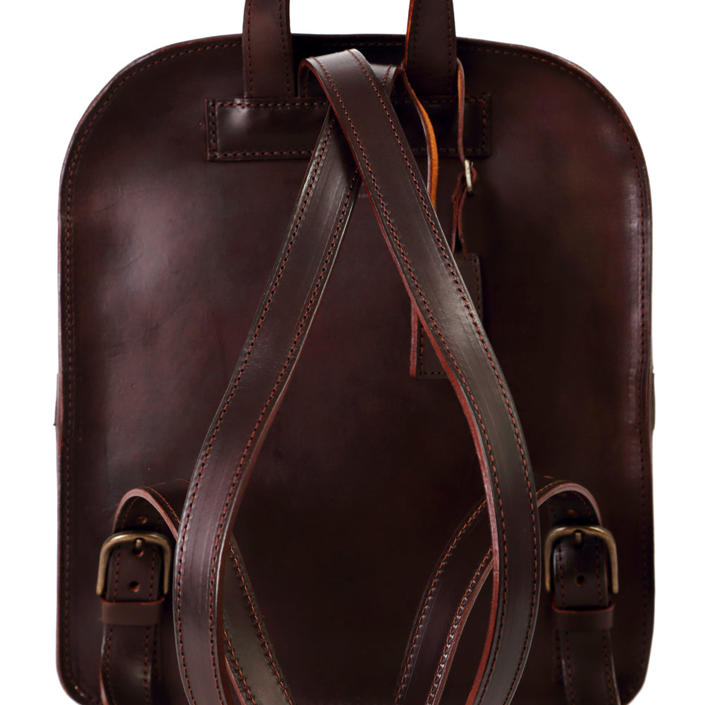 
                      
                        Leather Backpack Cuoio Dark Brown Mod 136
                      
                    