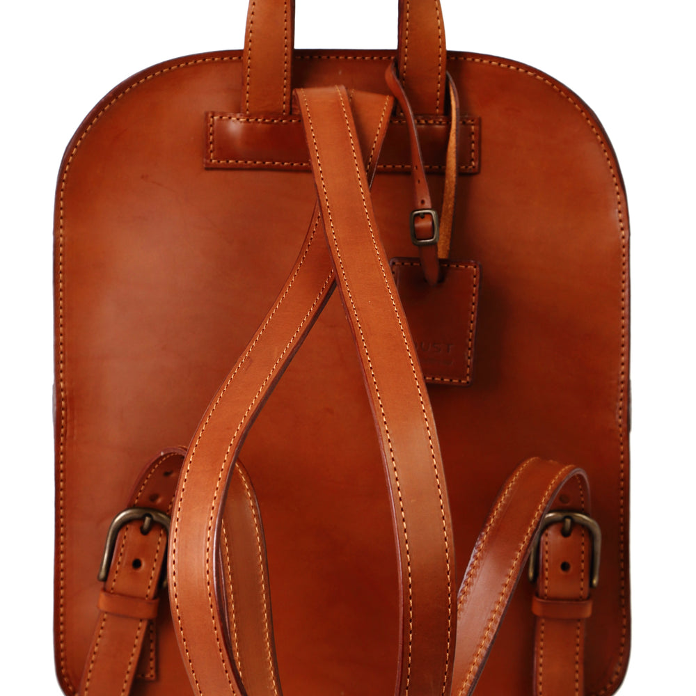 
                      
                        Leather Backpack Cuoio Brown Mod 136
                      
                    