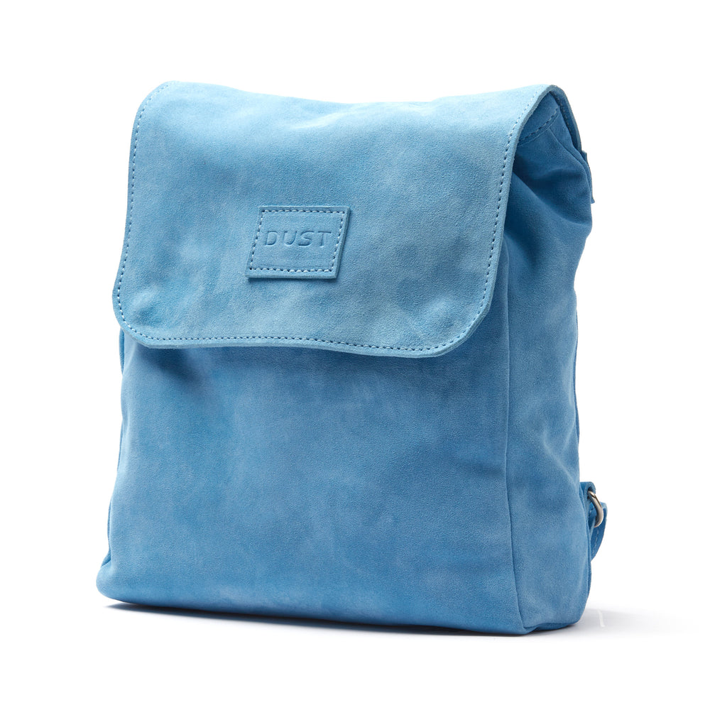 
                      
                        Leather Backpack Light Blue  Upper West Side Collection
                      
                    