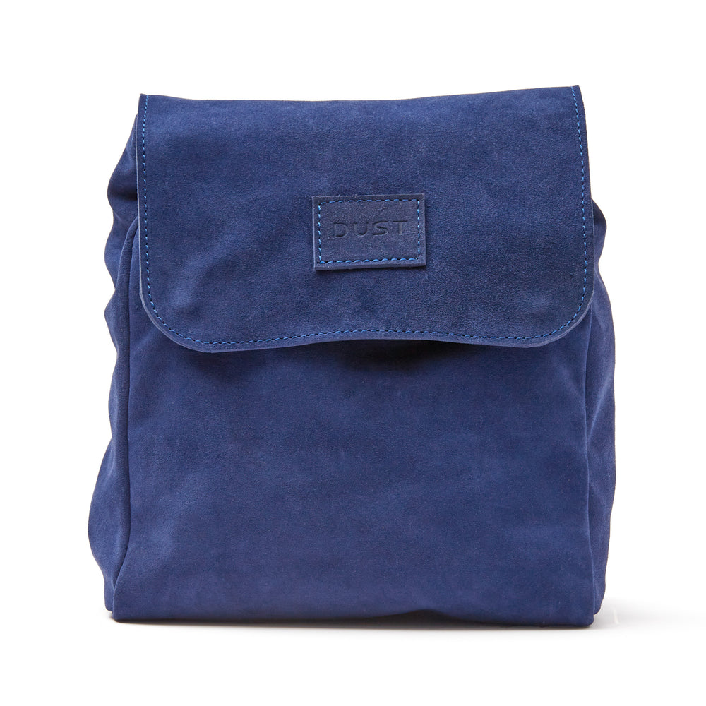 Leather Backpack Blue Upper West Side Collection