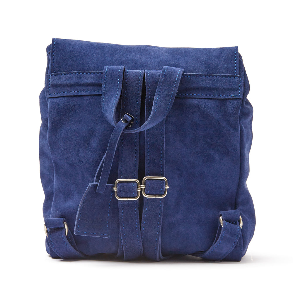 
                      
                        Leather Backpack Blue Upper West Side Collection
                      
                    