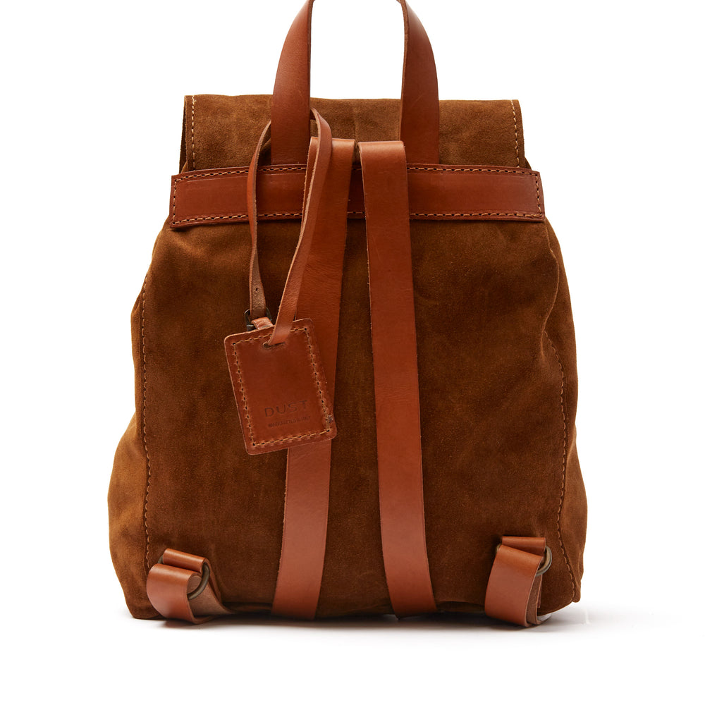 
                      
                        Leather Backpack in Suede Brown Venice Collection
                      
                    