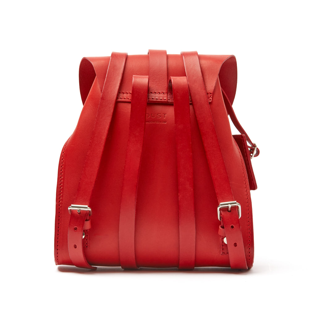 
                      
                        Leather Backpack in Cuoio Red Mod 130
                      
                    