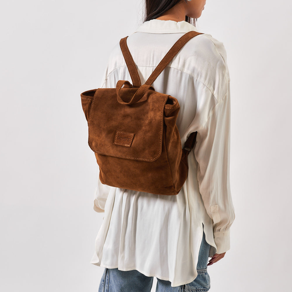 
                      
                        Leather Backpack Brown Upper West Side Collection
                      
                    