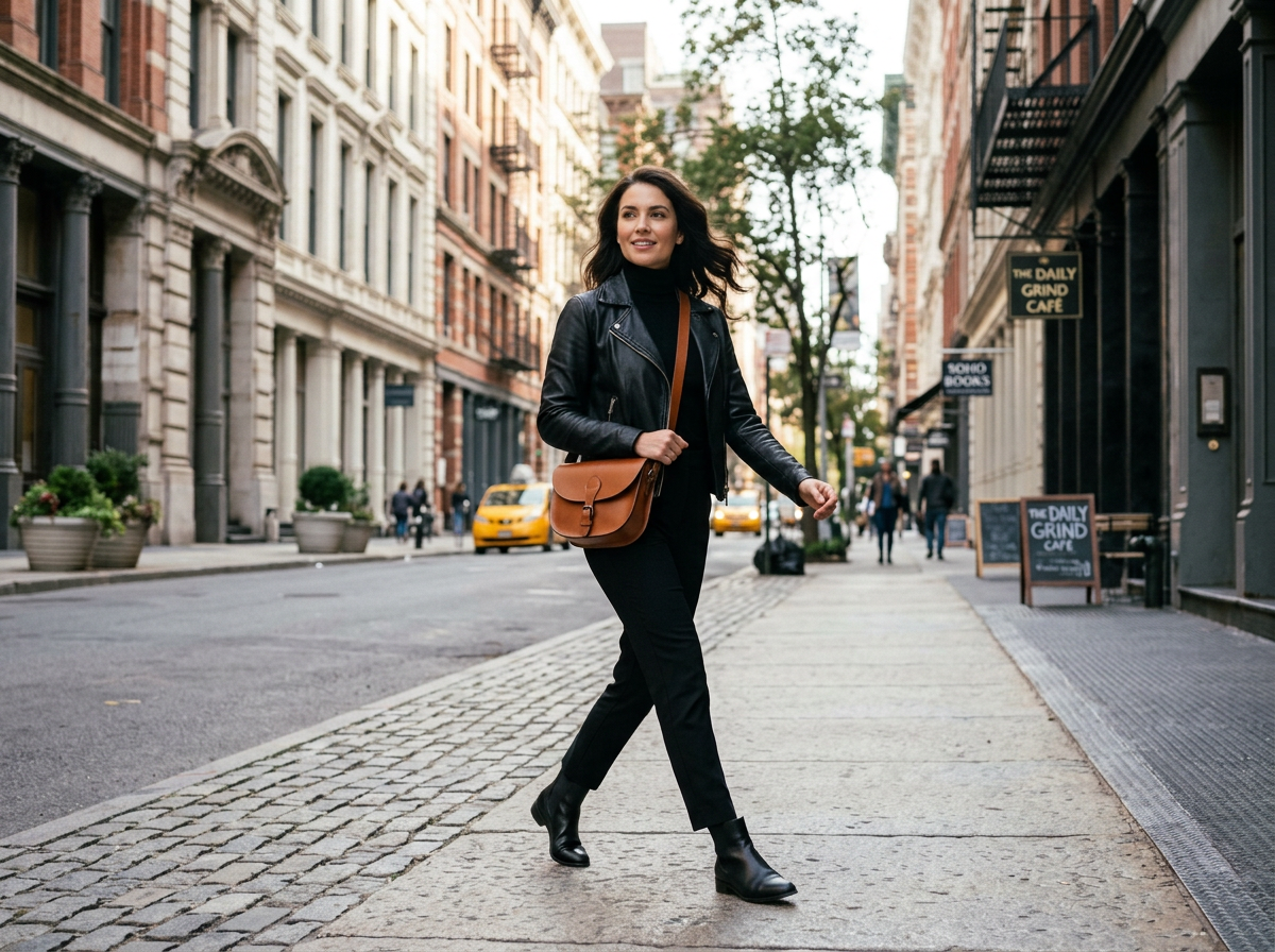 Leather Bag Brown Princeton Collection