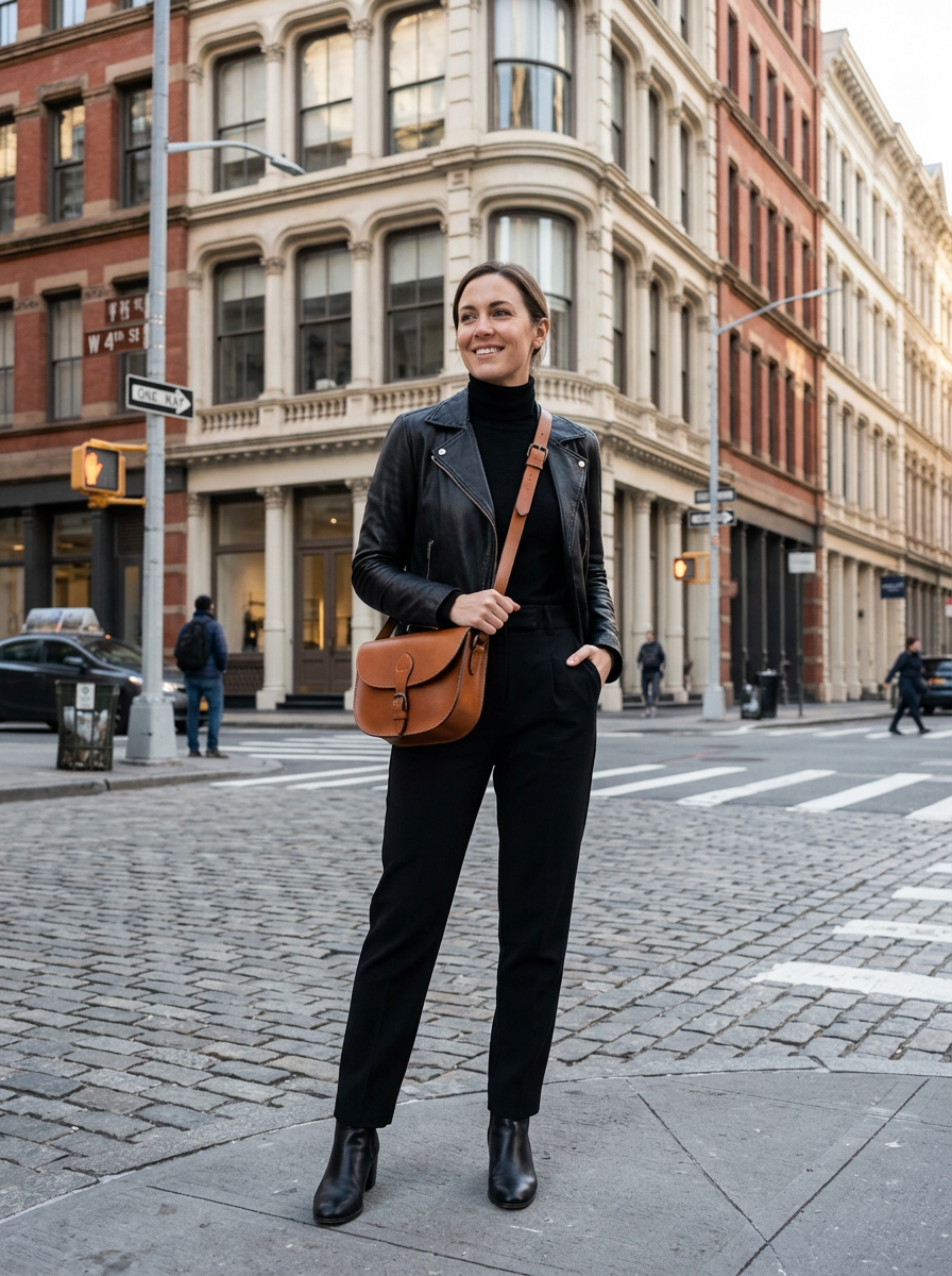 Leather Bag Brown Princeton Collection