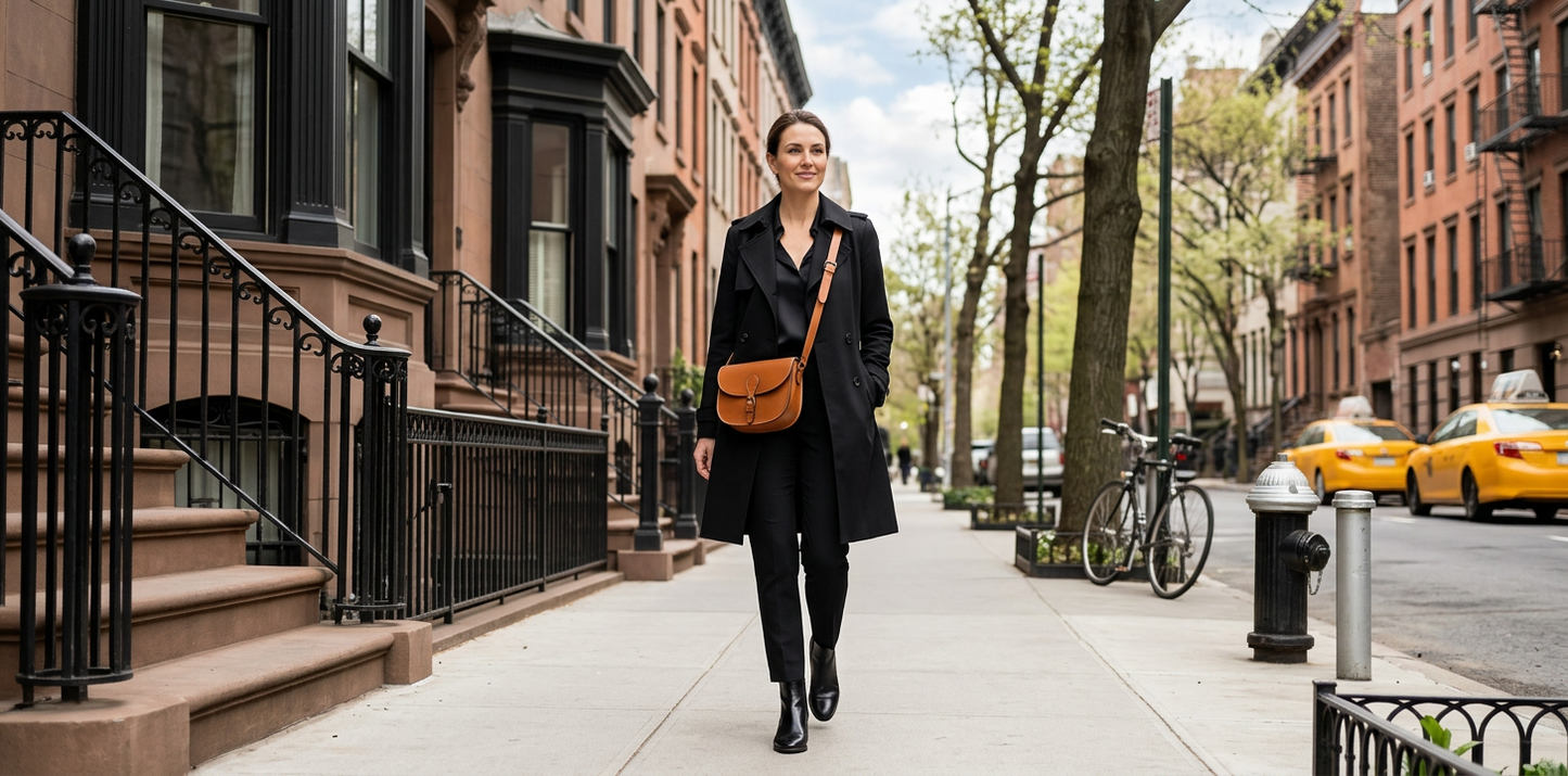 Leather Bag Brown Princeton Collection