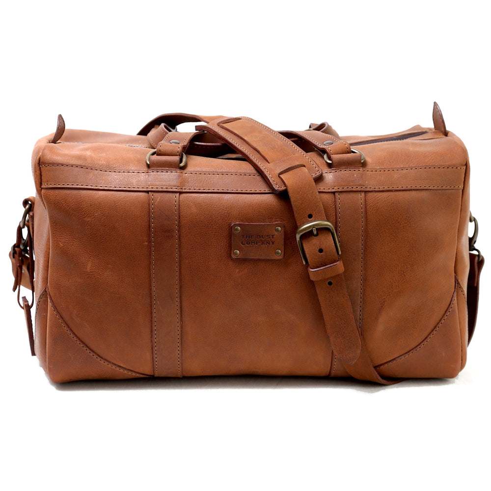 Leather Duffle Bag in Heritage Brown Mod 144