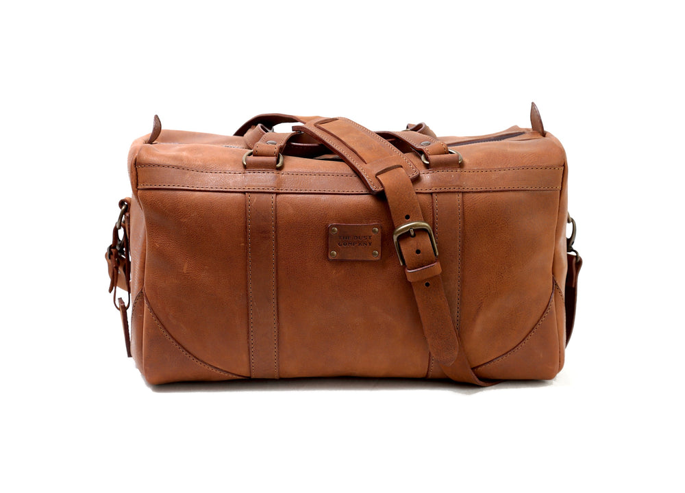 Leather Duffle Bag in Heritage Brown Mod 144