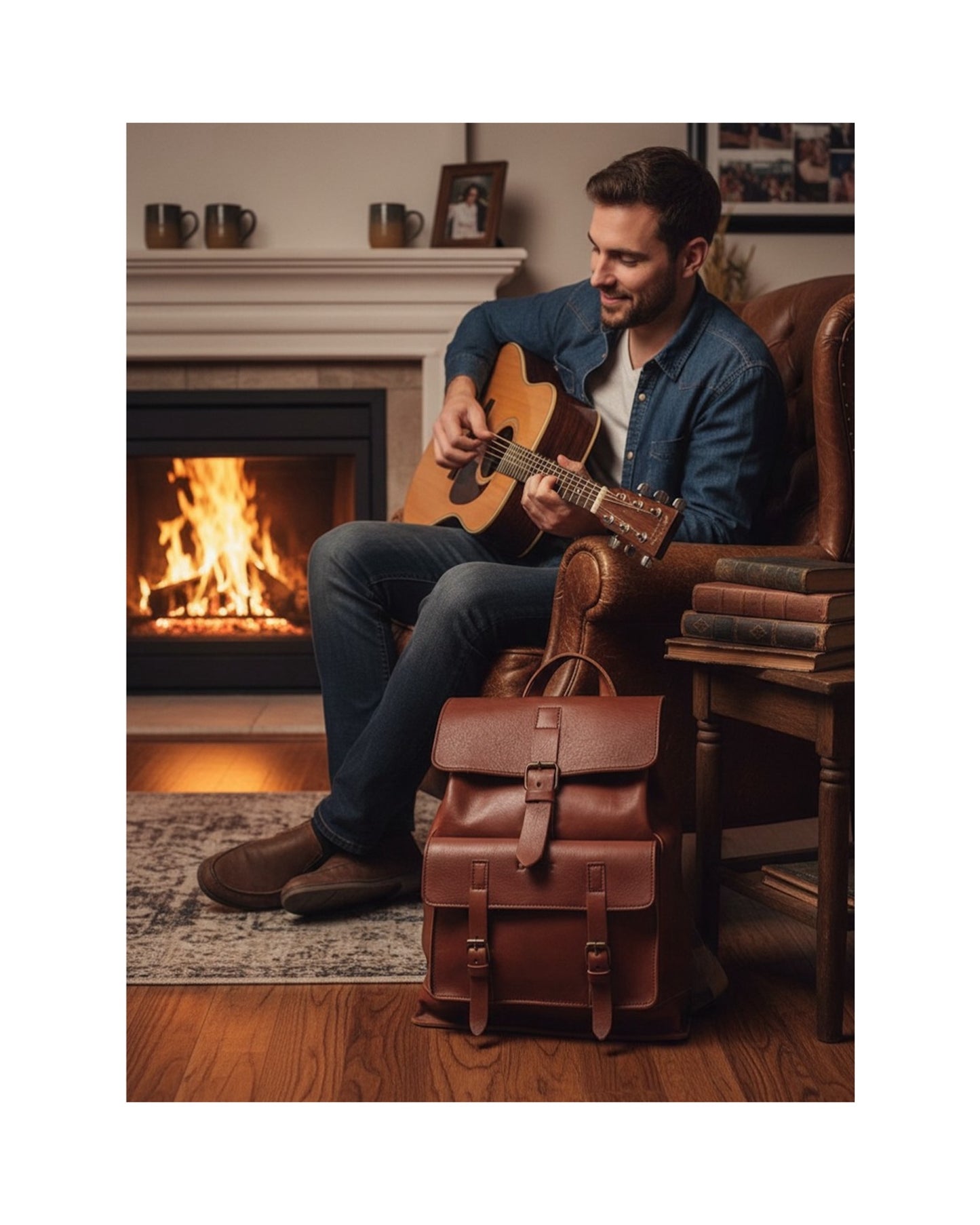 Leather Backpack Brown Cheyenne Collection – The Dust Company
