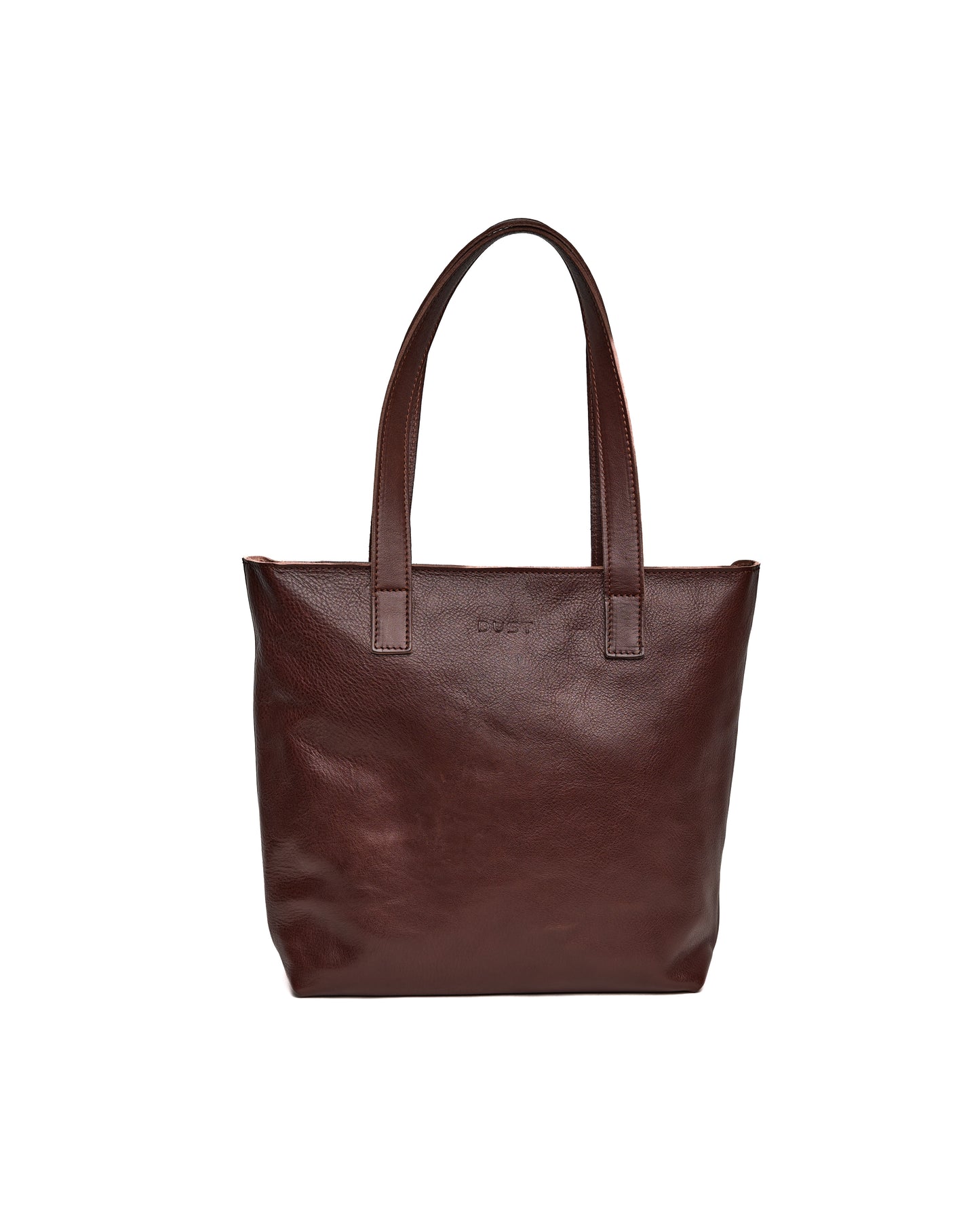 Tote in Leather Dark Brown Zuma Collection