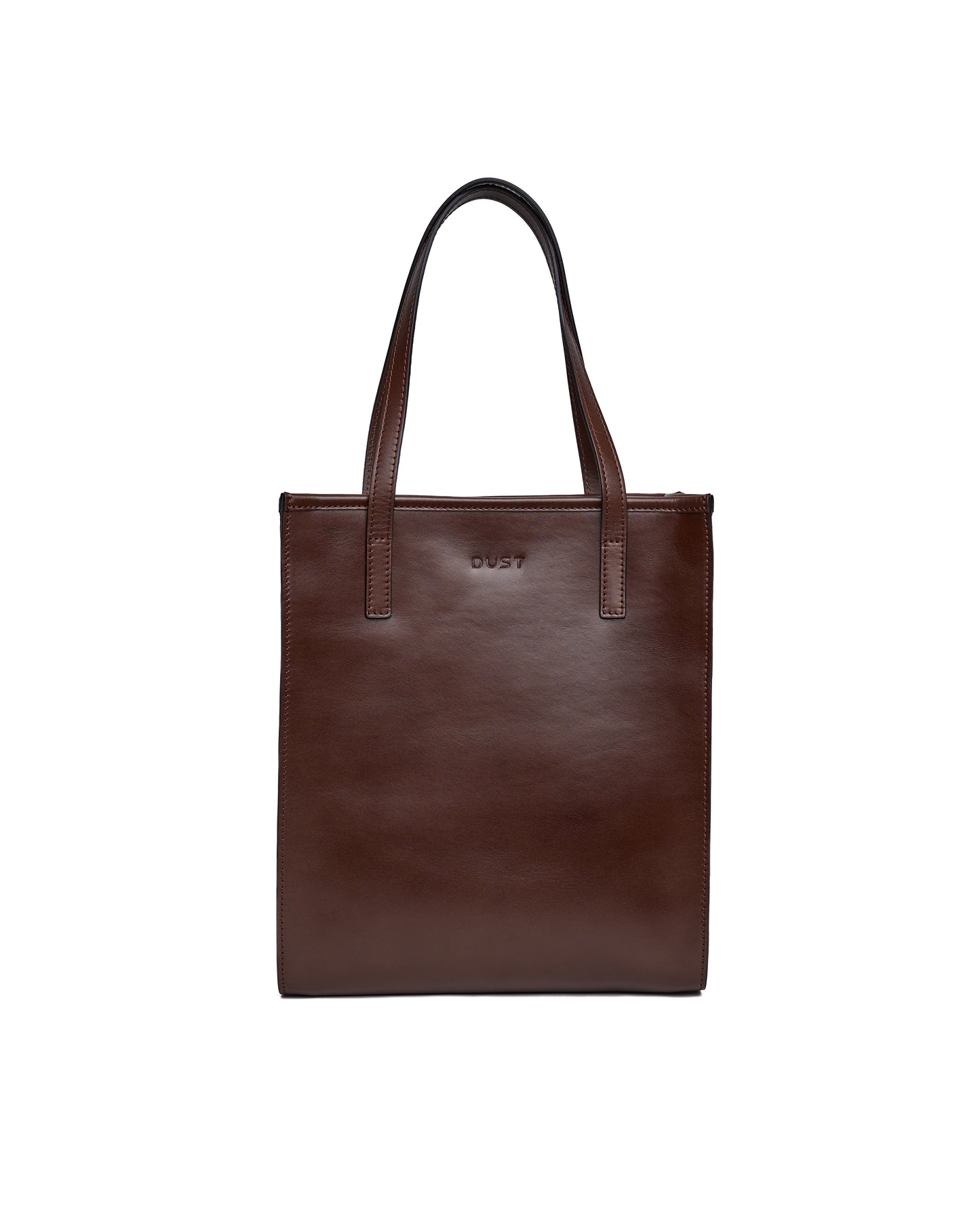 Leather Tote Dark Brown The Hamptons Collections