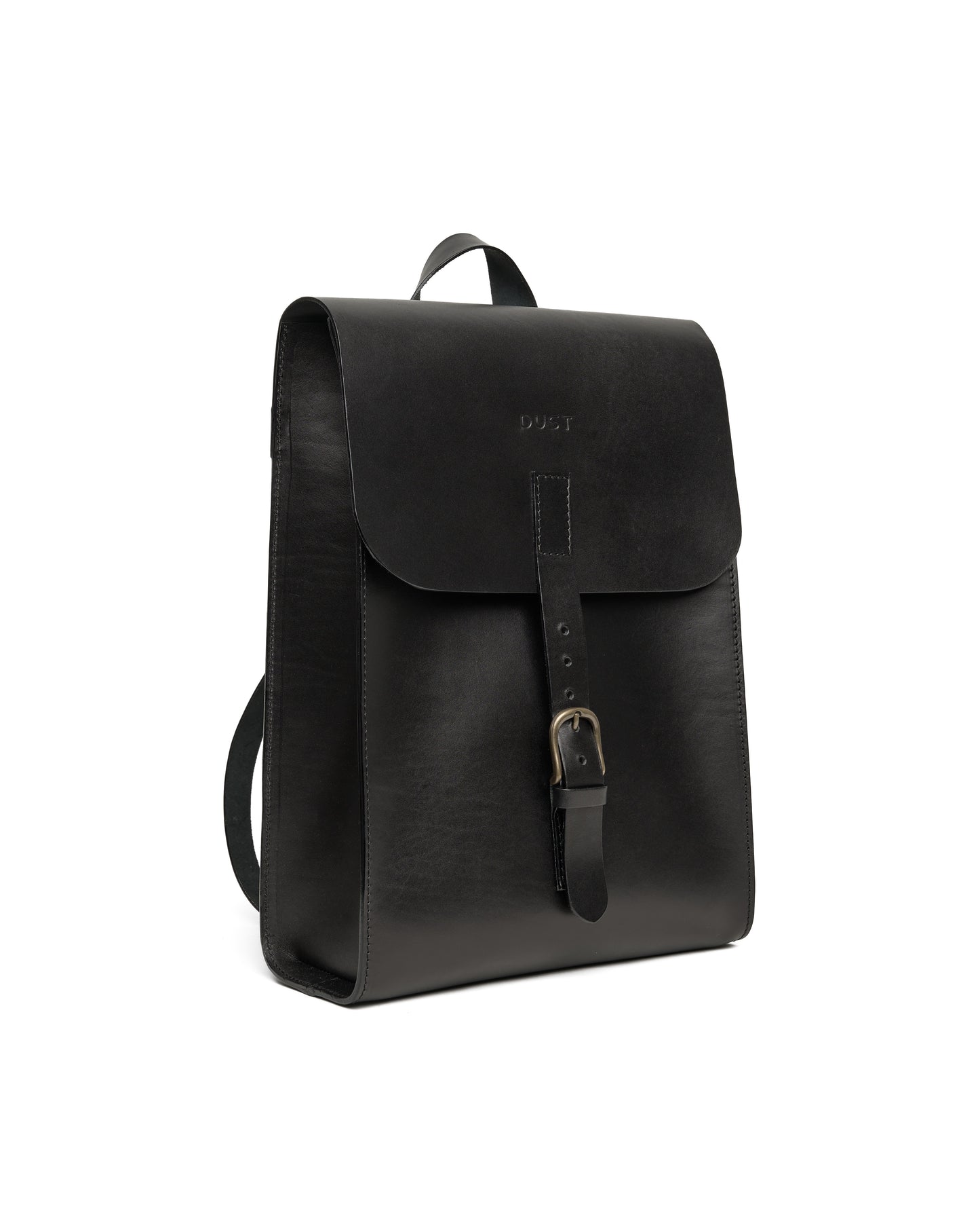 Leather Backpack Black Oxford Collection