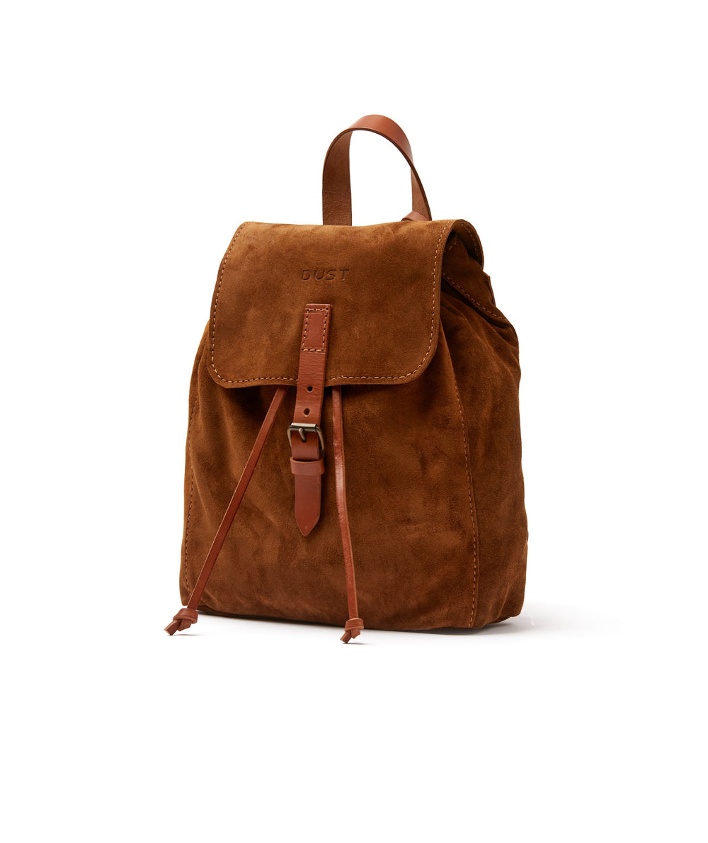Leather Backpack in Suede Brown Venice Collection – The Dust Company