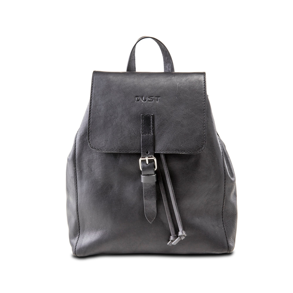 Leather Backpack in Arizona Black Mod 261