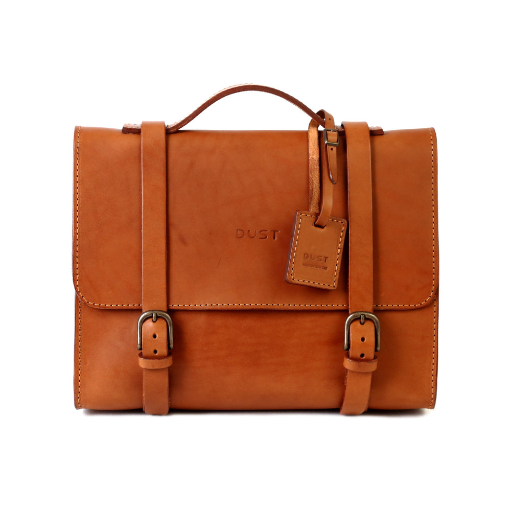 
                      
                        Leather Briefcase in Cuoio Brown Mod 125
                      
                    