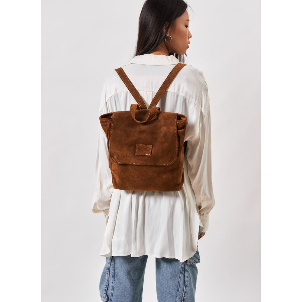 
                      
                        Leather Backpack Brown Upper West Side Collection
                      
                    