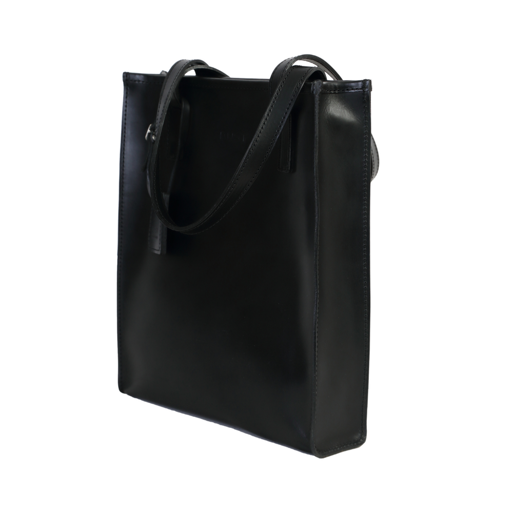 
                      
                        Leather Tote Black Mod 105
                      
                    