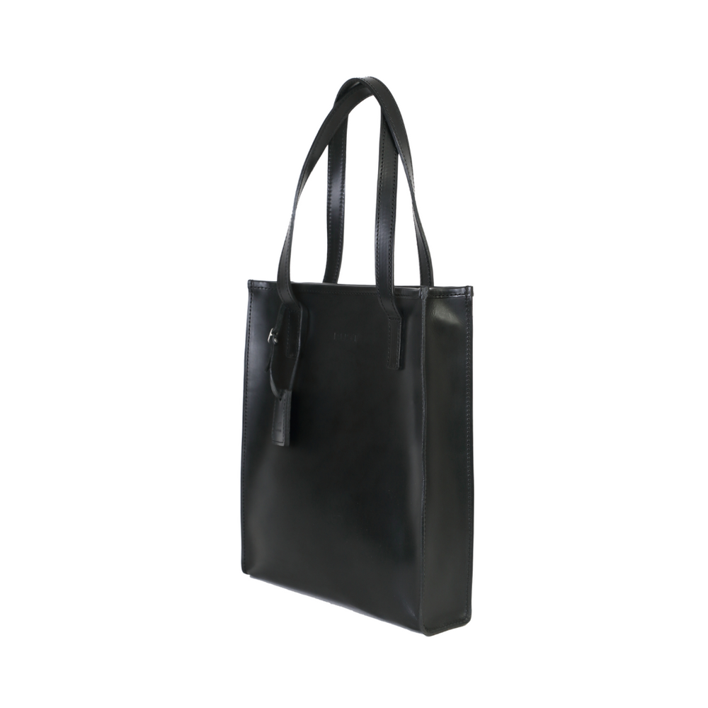 
                      
                        Leather Tote Black Mod 105
                      
                    