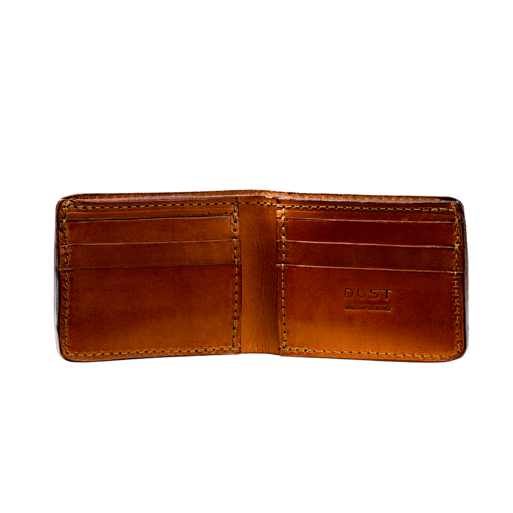 
                      
                        Leather Wallet in Cuoio Brown Mod 110
                      
                    