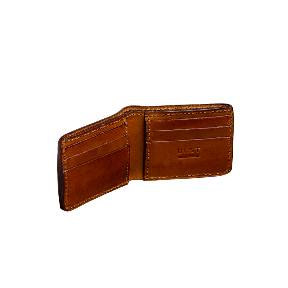 
                      
                        Leather Wallet in Cuoio Brown Mod 110
                      
                    