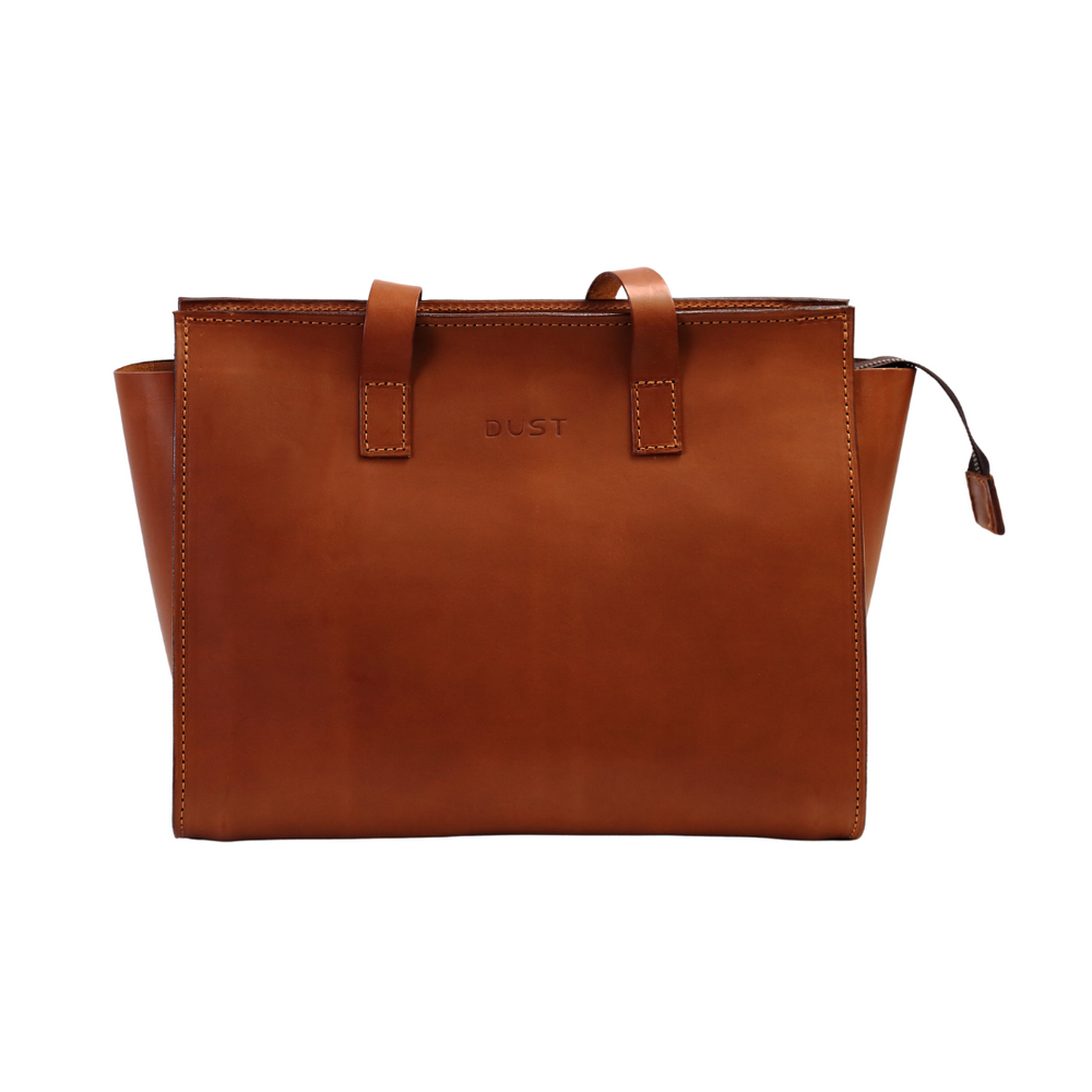 
                      
                        Leather Tote Brown Mod 126
                      
                    