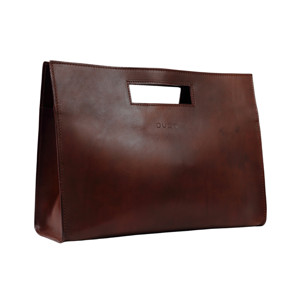 
                      
                        Borsa tote in cuoio marrone scuro Mod 113
                      
                    