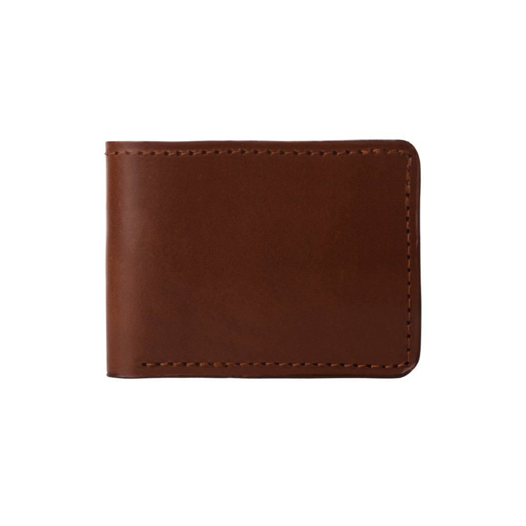 Leather Wallet Cuoio Dark Brown Mod 110