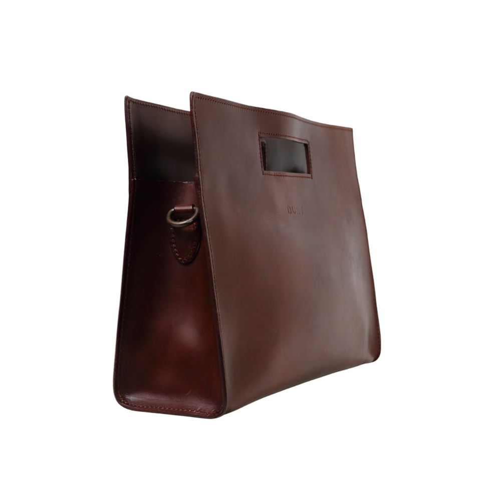 
                      
                        Leather Tote Dark Brown Mod 113
                      
                    