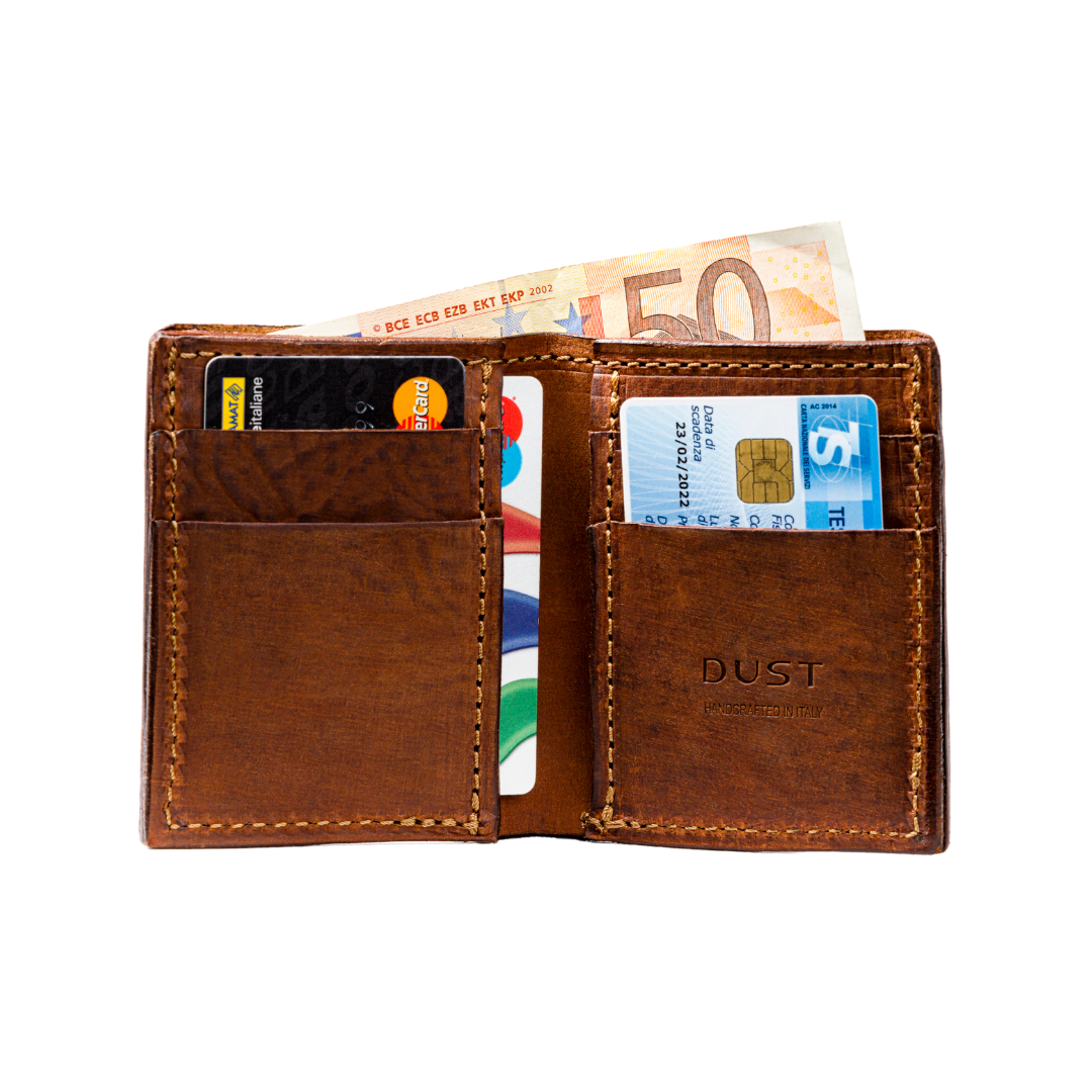 Portafoglio in pelle marrone Heritage Mod 111