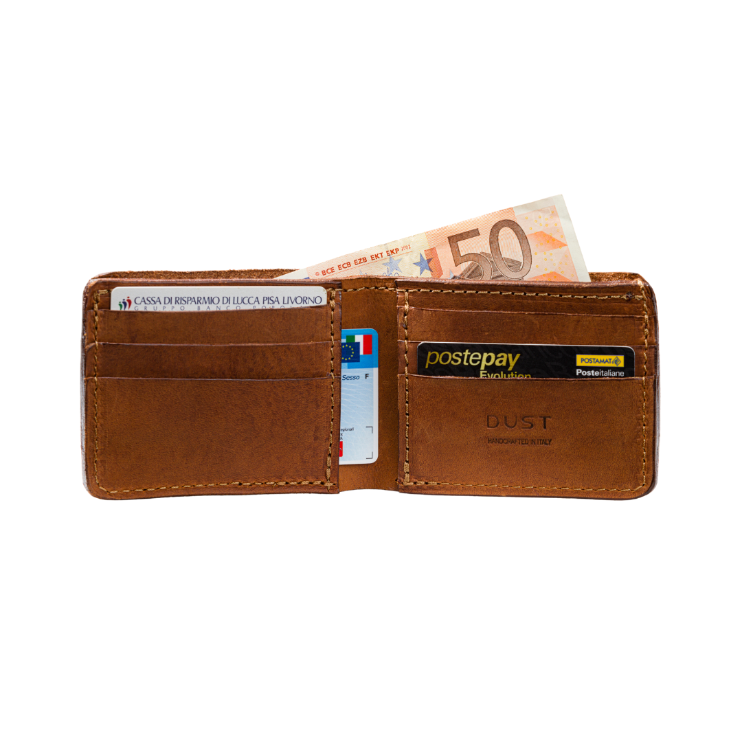 Portafoglio in pelle marrone Heritage Mod 110